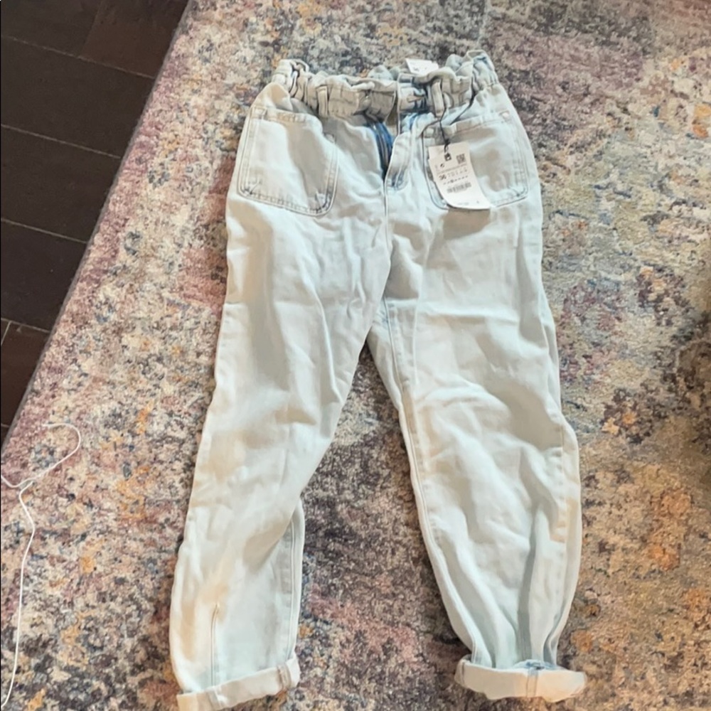 Zara paperbag jeans